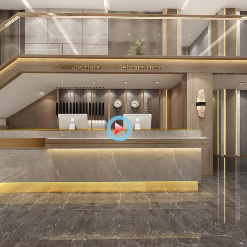 臨安3200方酒店設(shè)計裝修全景案例
