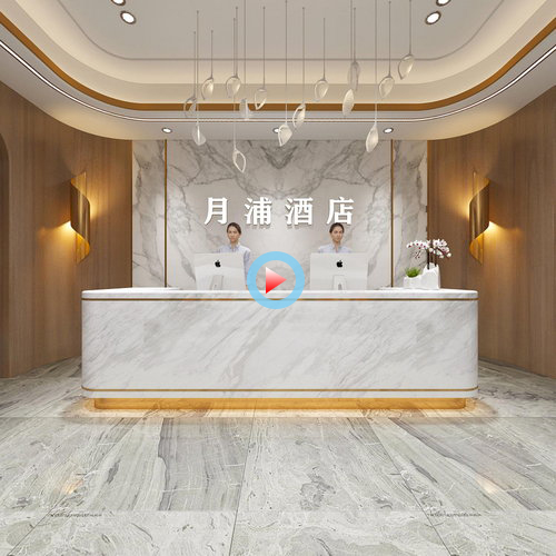 月浦酒店裝修設(shè)計全景案例